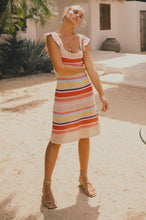 Load image into Gallery viewer, JUNE - TAN MULTI STRIPE
